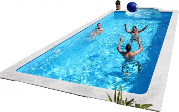 Poolfolie 6 x 3 x 1,45 - 1,50 m rechteckig